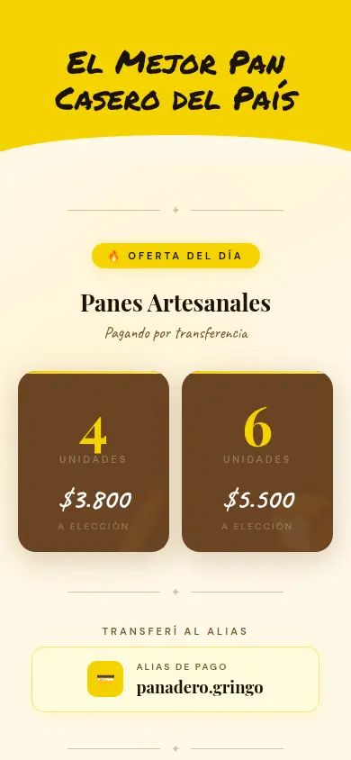 El Mejor Pan Casero del País