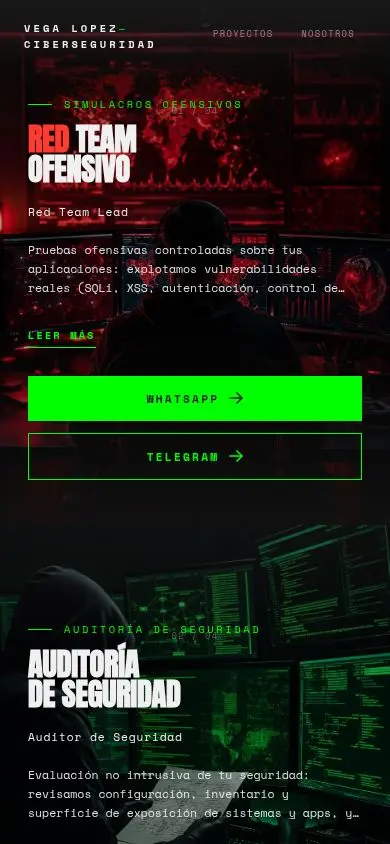 Vega Lopez — Ciberseguridad