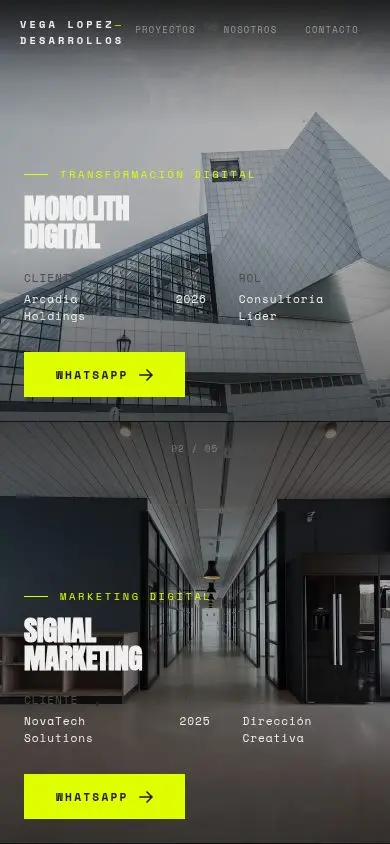 Vega Lopez — Consulting